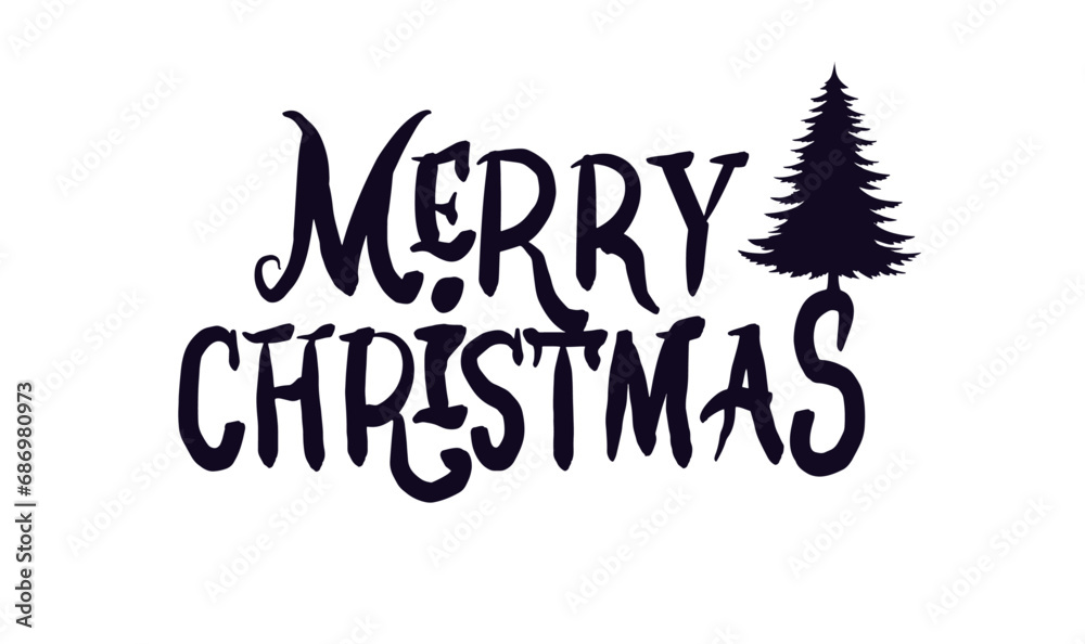 vector merry christmas text vector merry christmas text