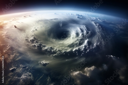 A Bird's-Eye View of a Spaceborne Hurricane