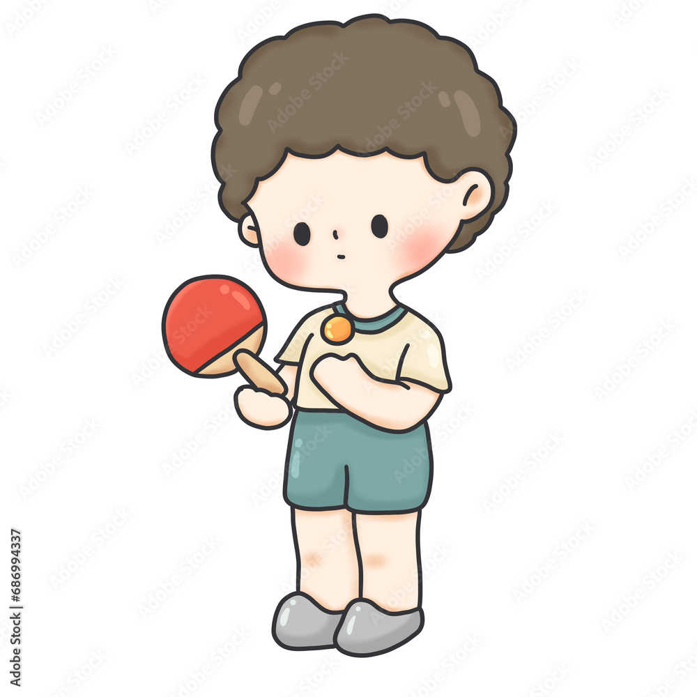 Table tennis player 