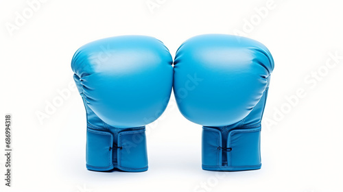 Pair of Blue Boxing Gloves
