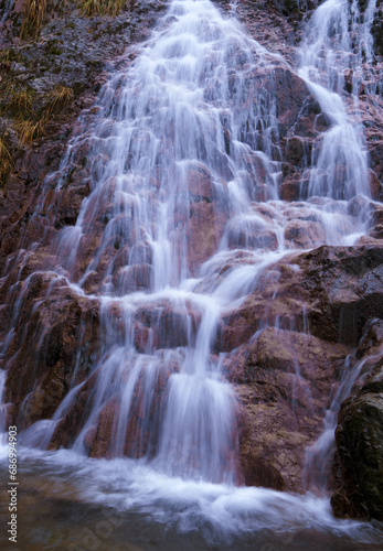 Waterfall in Aiako Harriak. Waterfall of Aitzondo in the Natural Park of Aiako Harriak, Municipality of Irun, Euskadi photo