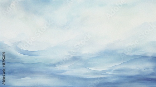 gray and blue cloudy wave abstract watercolor background template