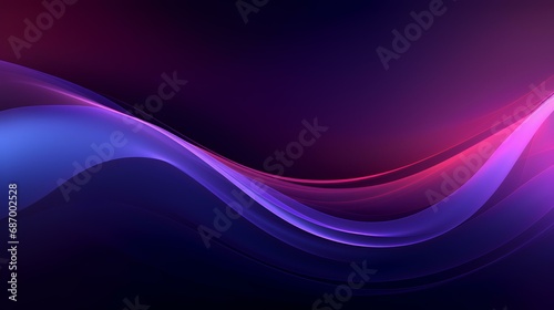 abstract background with smooth lines in blue and purple colors, vector illustration