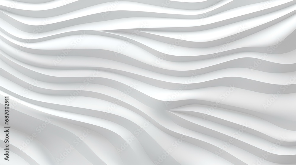 White abstract background with waves. 3d rendering, 3d illustration. White abstract background with waves. 3d rendering, 3d illustration.