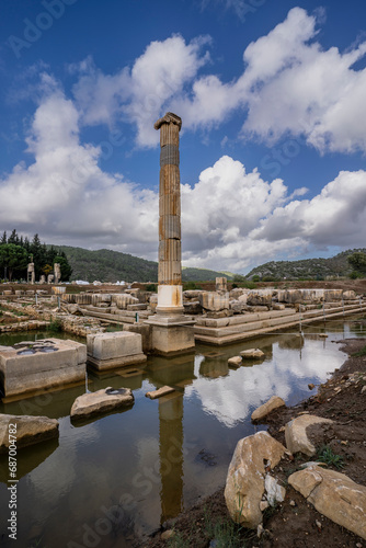 The Temple of Apollo at Claros in Turkey photo