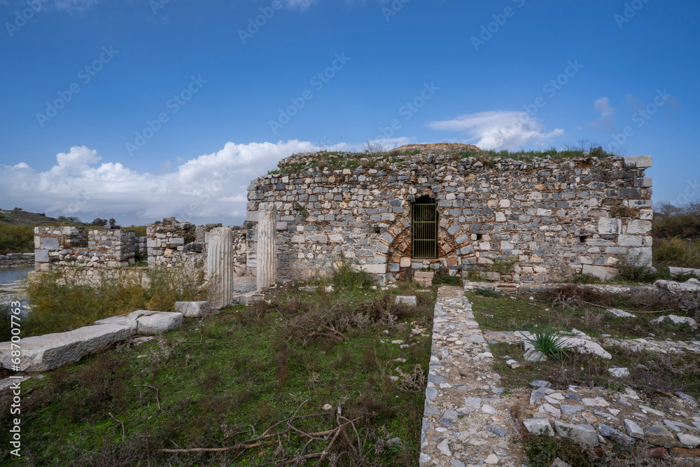 Miletus Ancient City view in Turkey