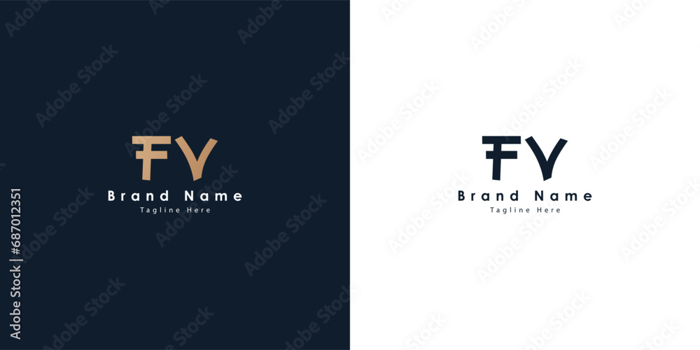 FV logo in Chinese letters design