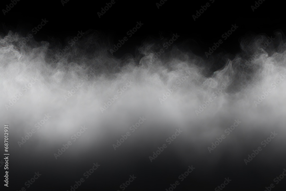 White fog or smoke on a dark copy space background. White fog or smoke on a dark copy space background.