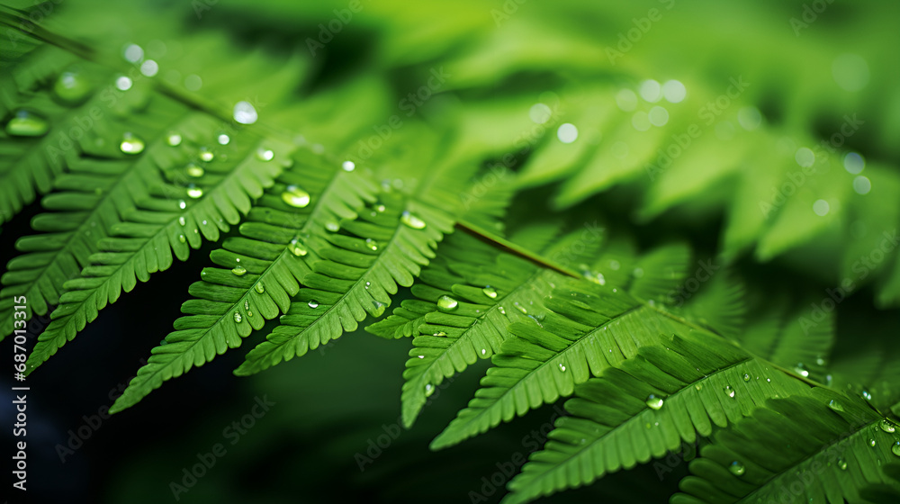 Close up of a Fern Leaf Close up of a Fern Leaf