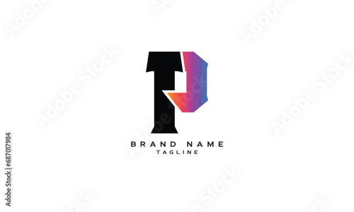 Free Download TP, PT, Abstract initial monogram letter alphabet logo design - GFXLoad