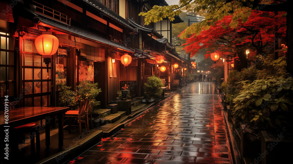 秋の京都 | Kyoto in autumn Generative AI
