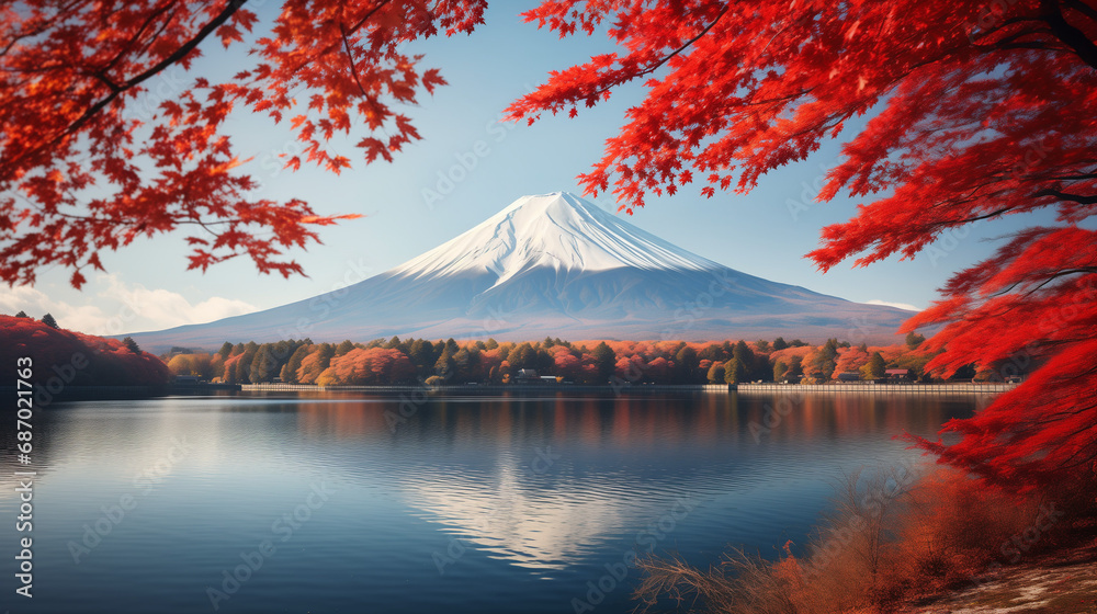 秋の富士山 | Mt.Fuji in autumn Generative AI