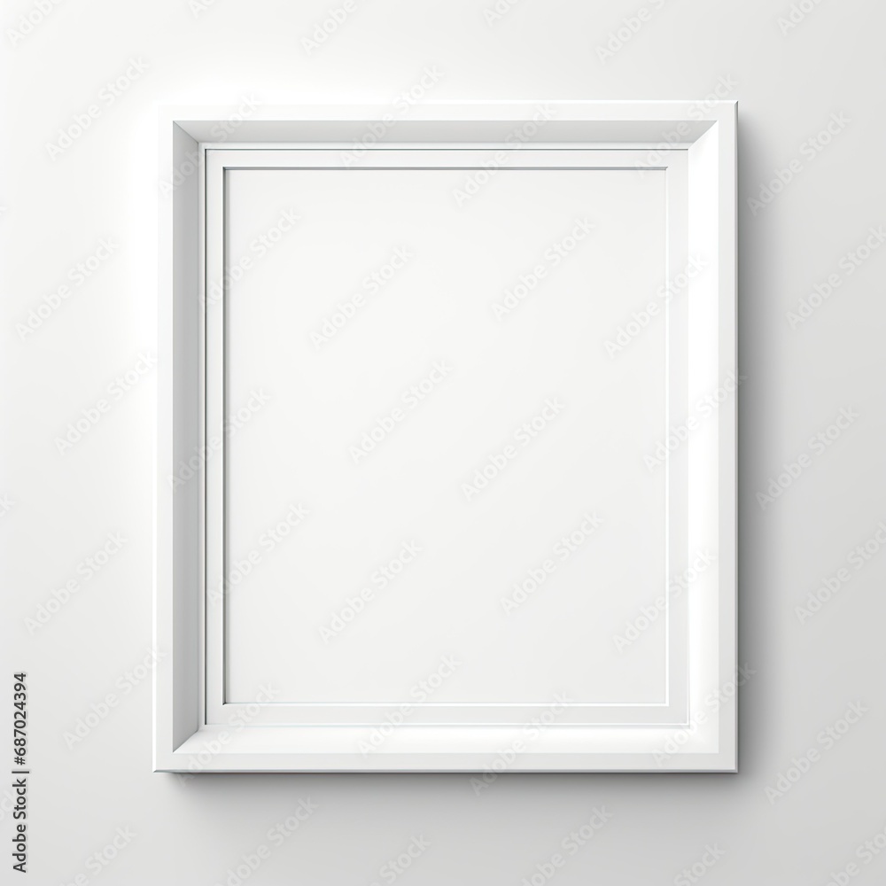 White Art Picture Frame Hanging