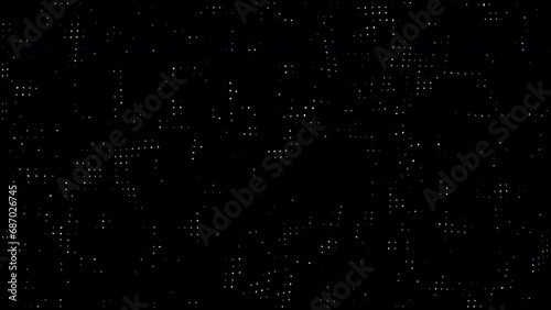 Black and white modern abstract animated simple pattern minimal background 4k