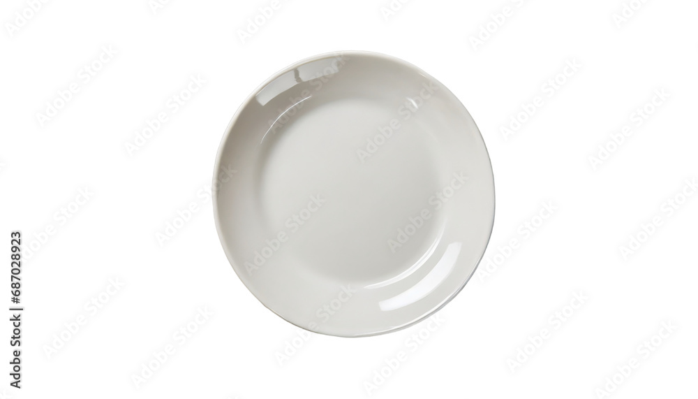 An empty white dish on transparent background png An empty white dish on transparent background png
