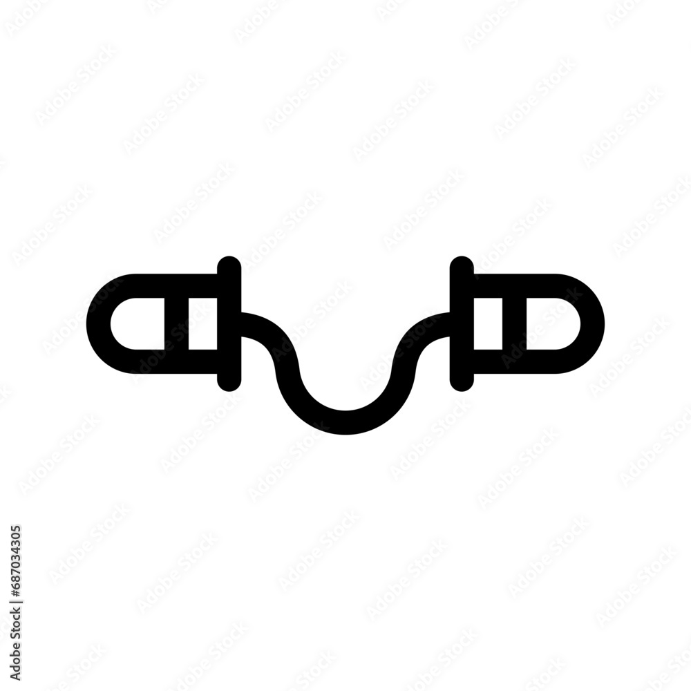Skipping Rope Icon Vector Symbol Design Illustration Skipping Rope Icon Vector Symbol Design Illustration