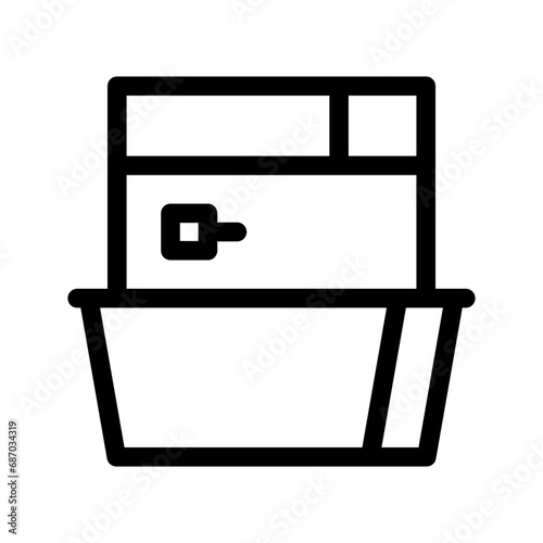 Wastafel Icon Vector Symbol Design Illustration