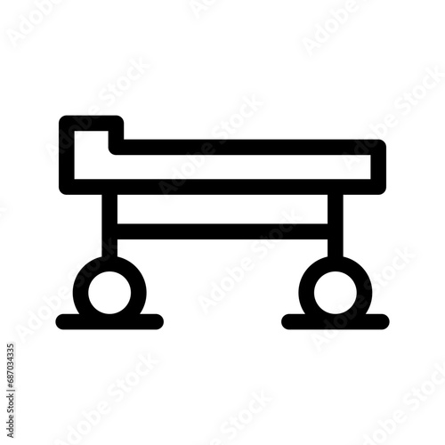 Stretcher Icon Vector Symbol Design Illustration