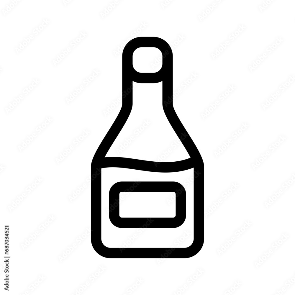 Wine Bottle Icon Vector Symbol Design Illustration Wine Bottle Icon Vector Symbol Design Illustration