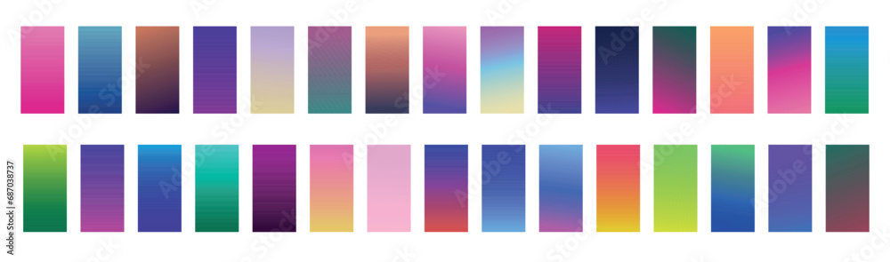 Naklejka premium Soft color abstract gradients.