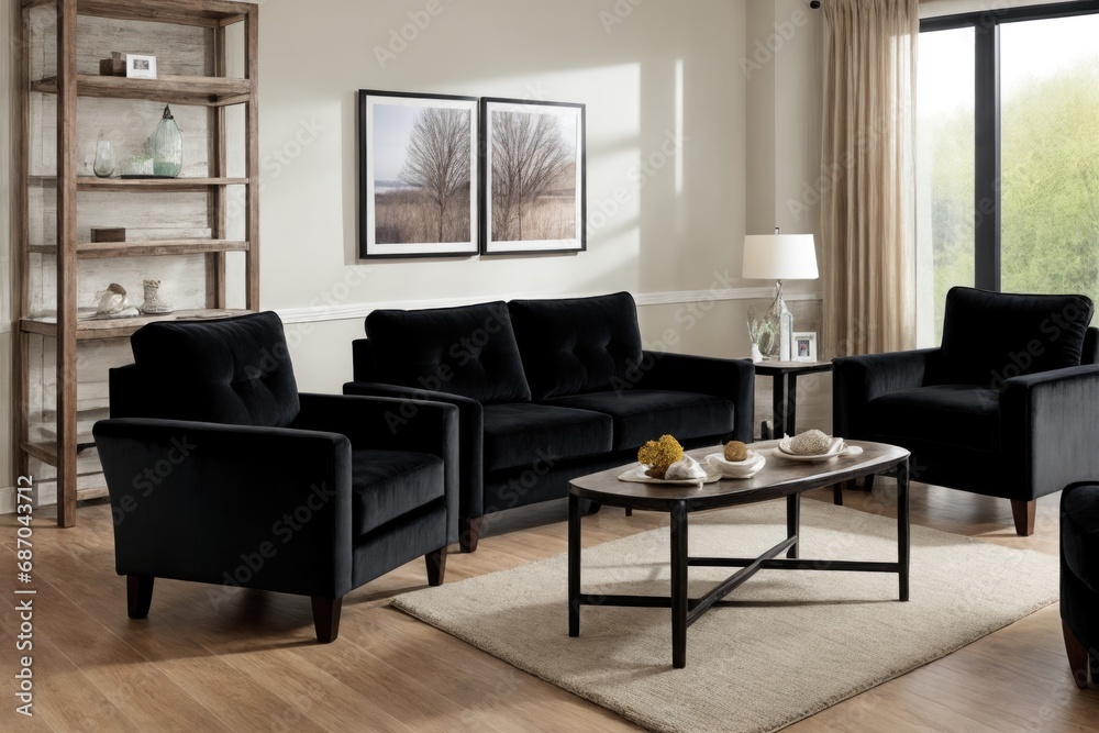 Interior design mockup with picture frame on a Wall. Living room in colors with sofa and painting. Interior design mockup with picture frame on a Wall. Living room in colors with sofa and painting.