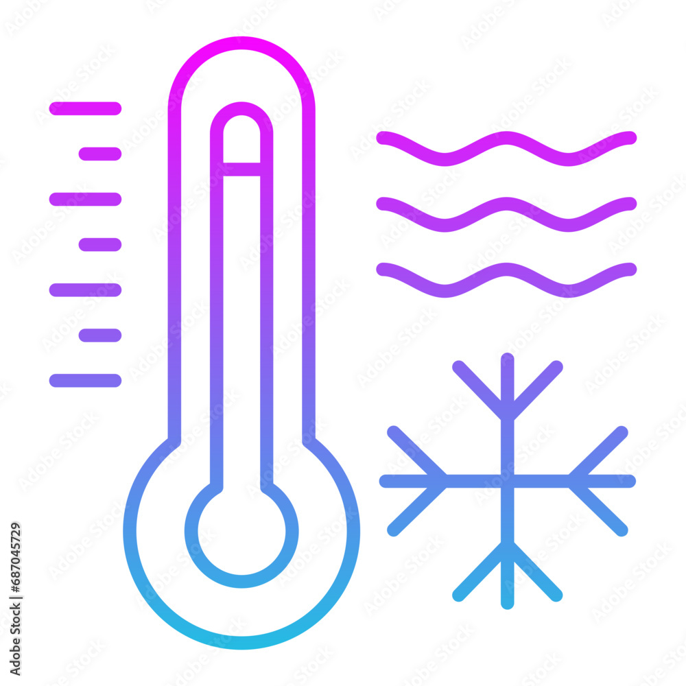 Cold Waves Icon Cold Waves Icon