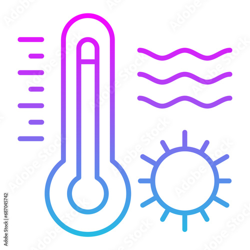 Heat Waves Icon