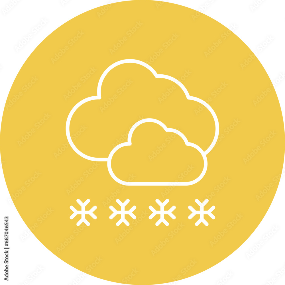 Snowfall Icon Snowfall Icon