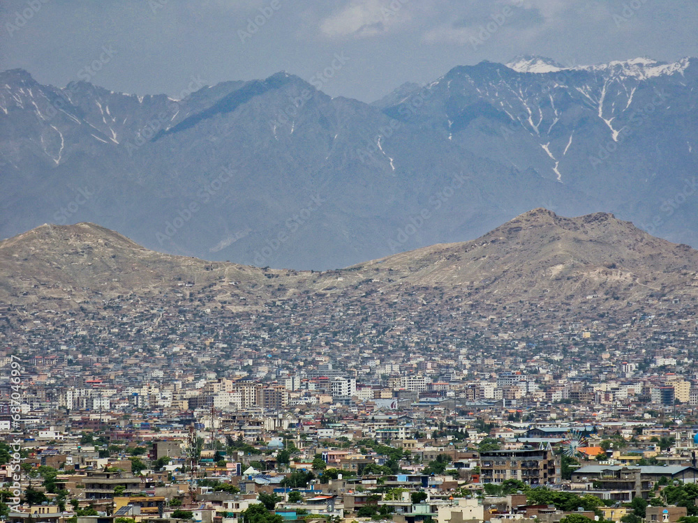 Kabul skyline Afghanistan 