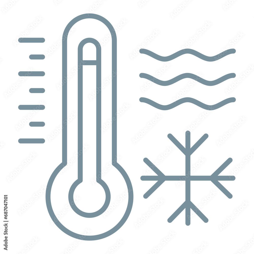Cold Waves Icon Cold Waves Icon