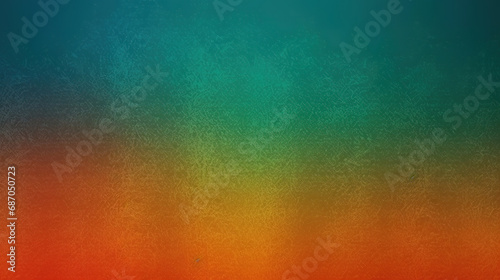 Gradient background with retro grainy film texture. Blurred chroma background. Generative Ai