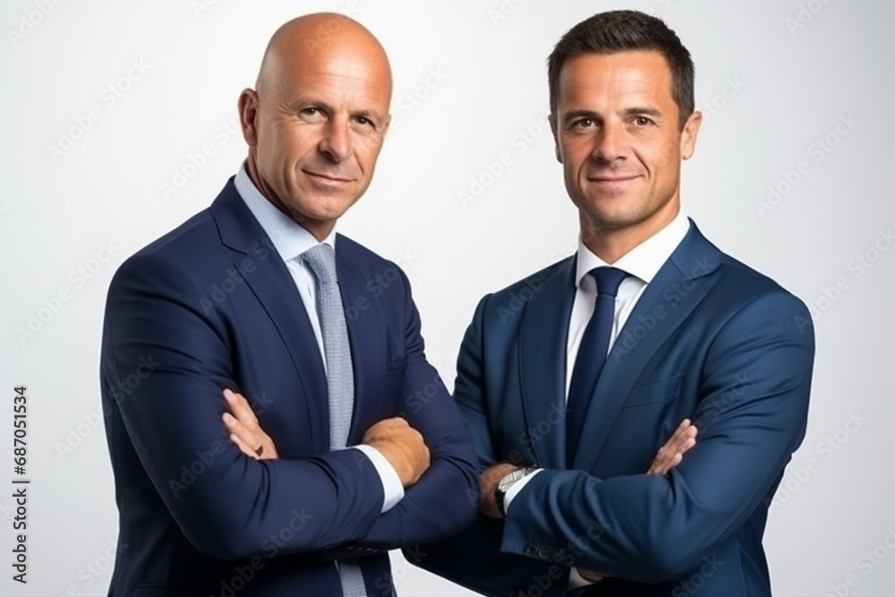 Portrait of two confident and successful businessman Portrait of two confident and successful businessman
