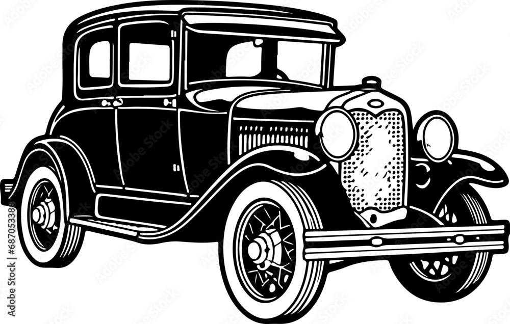 Old car logo