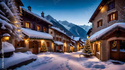 small village in winter © Ralf