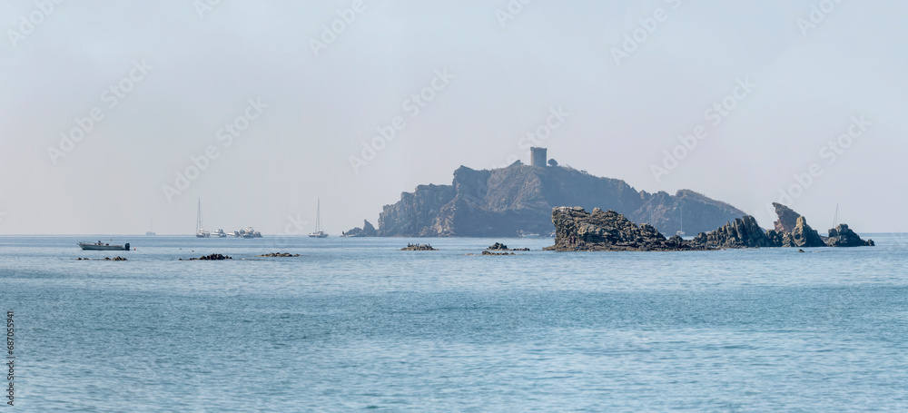 Porcelli and Sparviero cliffs, Punta Ala, Italy Porcelli and Sparviero cliffs, Punta Ala, Italy
