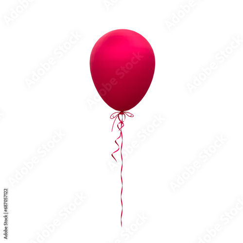 Helium balloons in soft pastel colours valentine's day wedding and birthday balloon 3d rendering