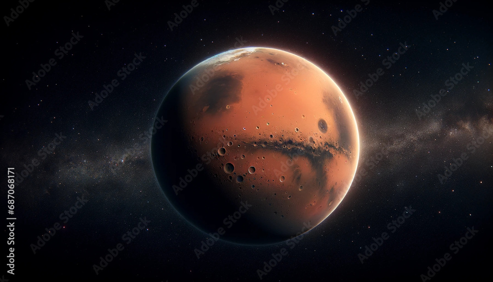 Fototapeta premium Mars. Generative AI