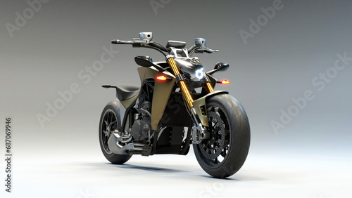 Concept 1 - 3D Motorcycle concept design