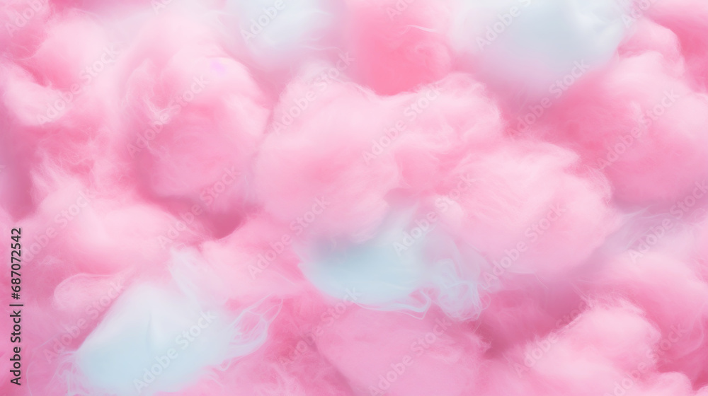 Neon pastel cotton candy background. Candy floss texture. Generative AI Neon pastel cotton candy background. Candy floss texture. Generative AI