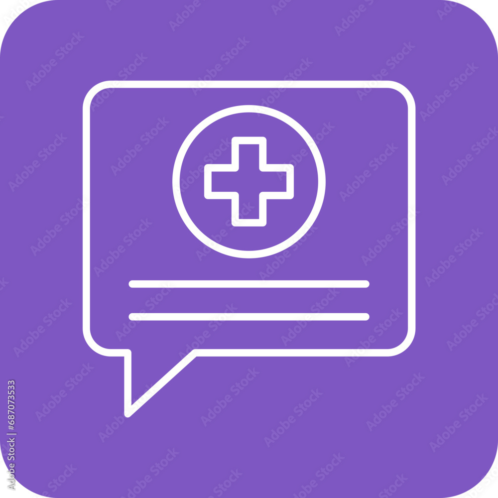 Fototapeta premium Medical App Icon