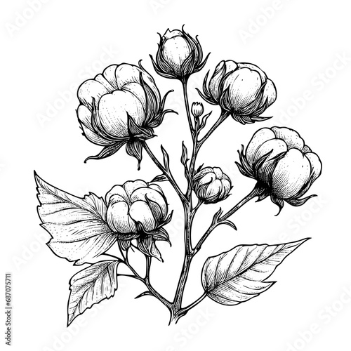 Rural landscape of vineyard. Green vines on hills with trees and mountains in background. Summer season. Vector illustration.