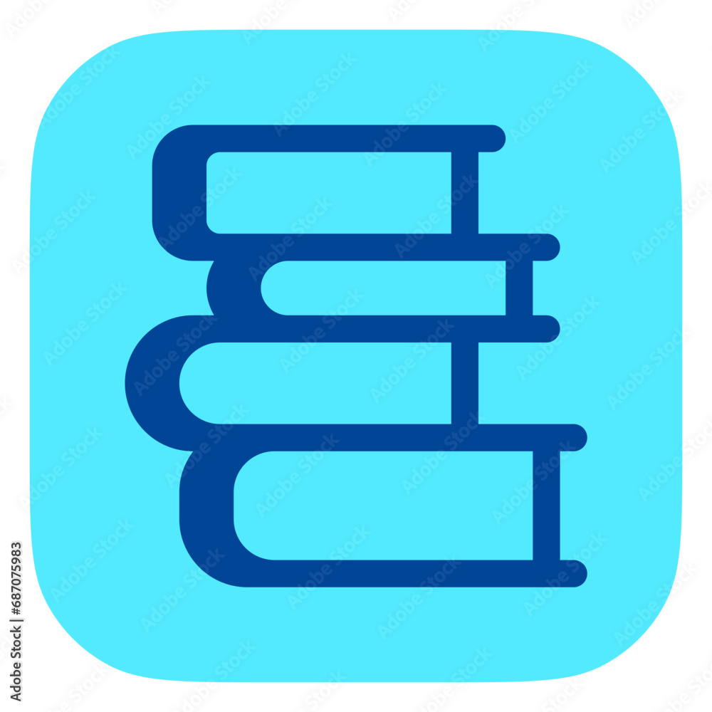 Editable book stack vector icon. Part of a big icon set family. Perfect for web and app interfaces, presentations, infographics, etc Editable book stack vector icon. Part of a big icon set family. Perfect for web and app interfaces, presentations, infographics, etc