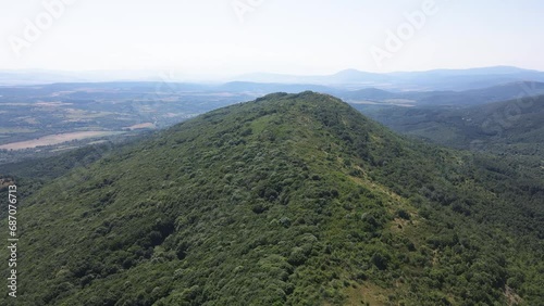 Amazing Summer Landscape of Rudina mountain, Pernik Region, Bulgaria photo