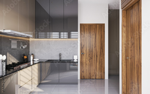 The Ultimate Guide to Designing a Luxurious Kitchen 3d render image