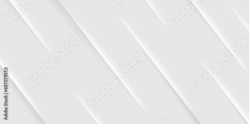 white abstract background wave Geometric vector design.abstract modern gray diagonal stripe with shadow and light background.Abstract business presentation banner with white geometric stripes