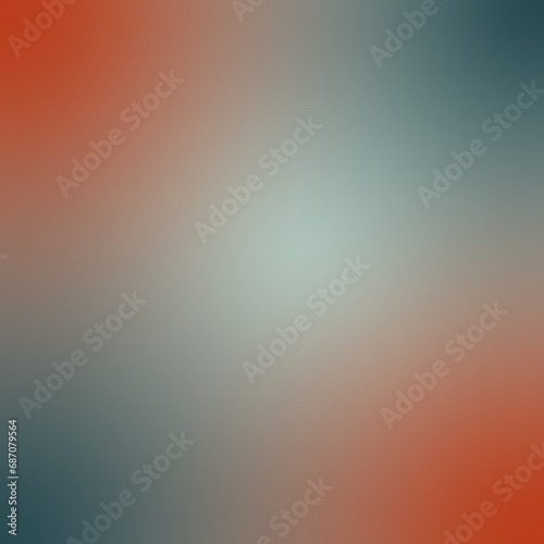 russet orange - deep teal gradient square background