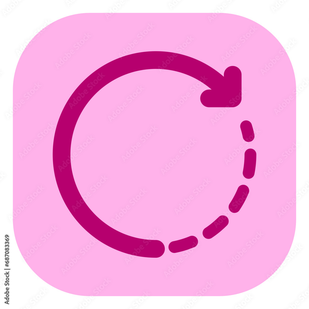 Editable rotate arrow vector icon. Part of a big icon set family. Perfect for web and app interfaces, presentations, infographics, etc Editable rotate arrow vector icon. Part of a big icon set family. Perfect for web and app interfaces, presentations, infographics, etc