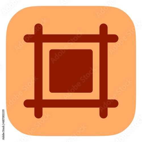 Editable frame, artboard vector icon. Part of a big icon set family. Perfect for web and app interfaces, presentations, infographics, etc
