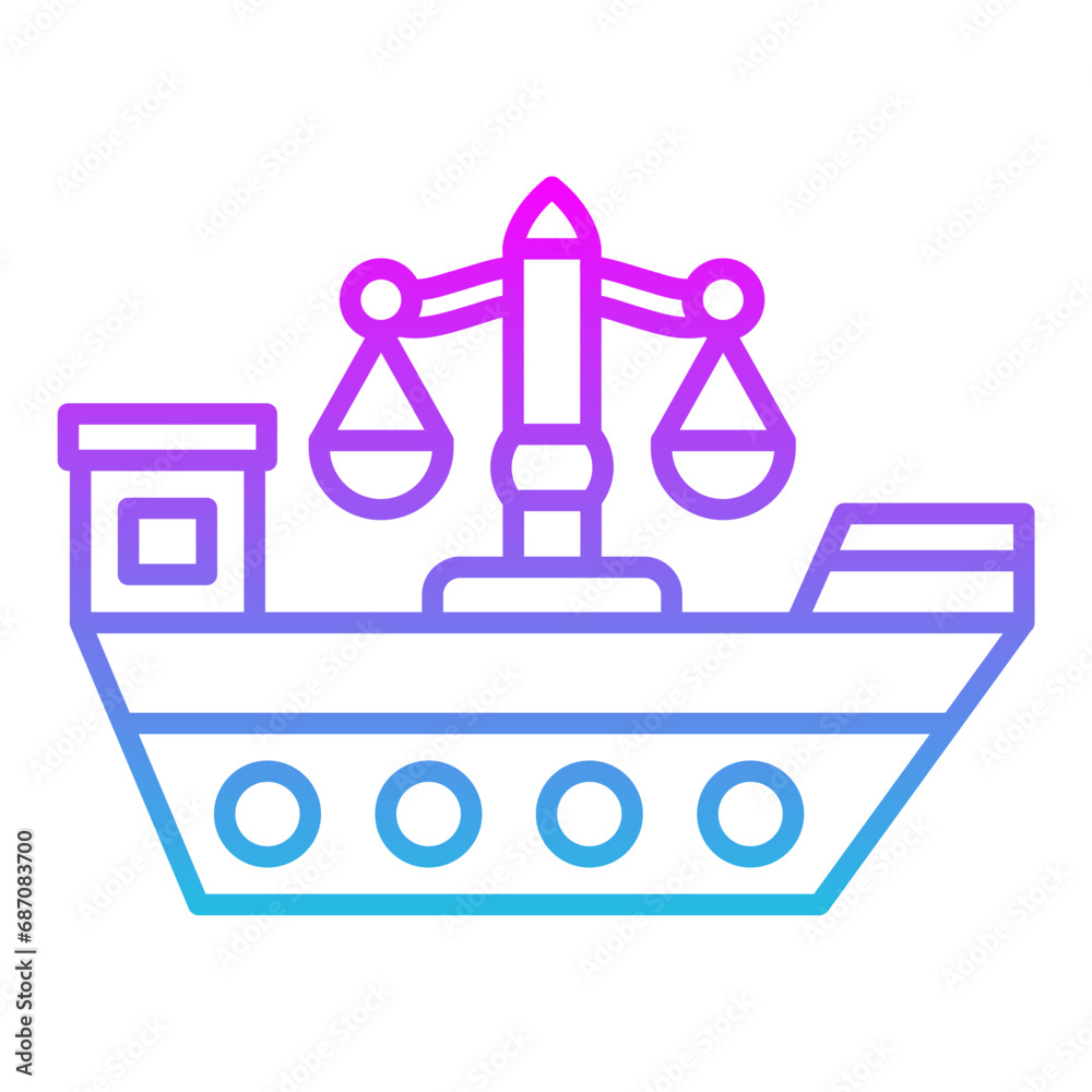 Maritime Laws Icon Maritime Laws Icon