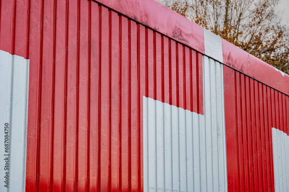 red and white container red and white container